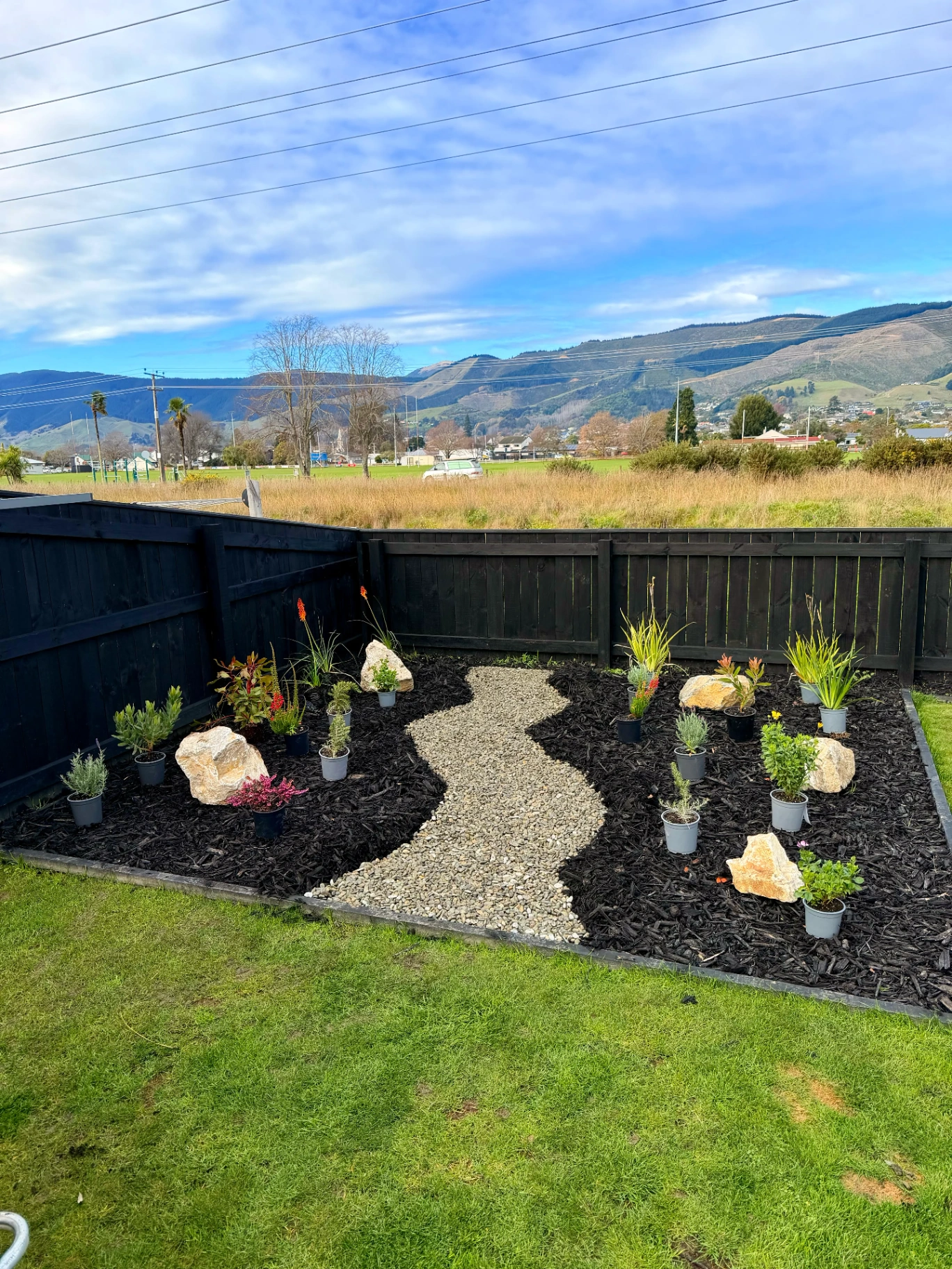 Real-world plant placement following a design